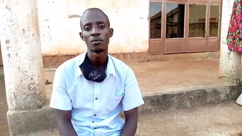 Ugandans share their experience of surviving through the lockdown in Kampala Stock Footage 170452124