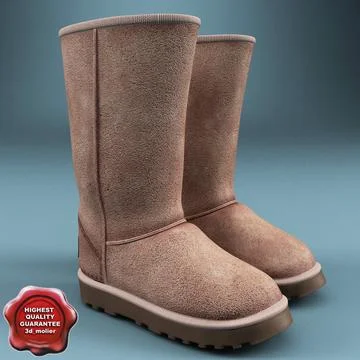 UGG Australia Boots 3D Model