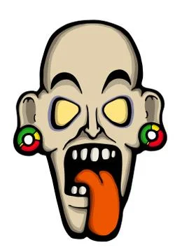 Ugly zombie Ilustración de archivo