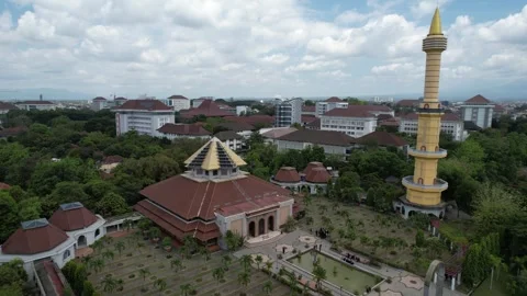 UGM Masjid Stock Footage 259493637