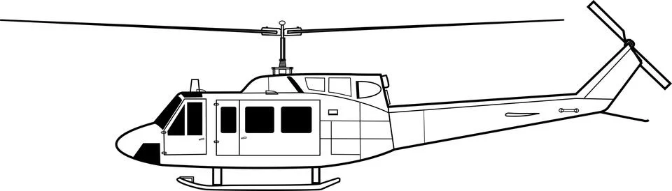 UH-1 스톡 일러스트