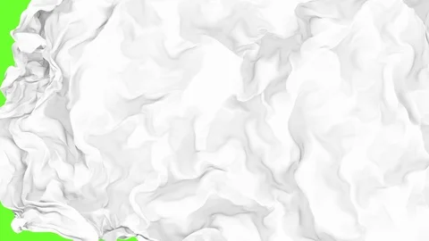 UHD 3D animation of the white cloth revealing a background Video stock 102755160
