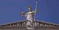 UHD 4K Austrian Parliament Front Facade Vienna Wisdom Goddess Pallas Athene Day 4k or 4k+ Resolution