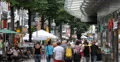 UHD 4K Breite Strasse Cologne Busy People Walk Shopping Street Symbol Landmarks 4k or 4k+ Resolution