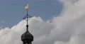 UHD 4K Building Roof Rooster Wind Rose Vane Golden Cock Arrow Sign Cardinal 4k or 4k+ Resolution