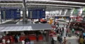 UHD 4K Busy Crowded Munich Railway Terminal Station Tourist Travel Commute Ride 4k or 4k+ Resolution