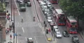 UHD 4K Busy Street Traffic Jam Car Passing London City Rush Hour Aerial View UK 4k or 4k+ Resolution