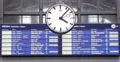 UHD 4K Departure Schedule Timetable Railway Station Frankfurt Clock Display 4k or 4k+ Resolution