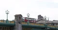 UHD 4K Double Decker Bus Passing A300 Busy Road Southwark Bridge London City UK 4k or 4k+ Resolution