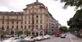 UHD 4K Double Decker Sightseeing Red Bus Passing Karlsplatz Stachus Munich City 4k or 4k+ Resolution