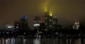 UHD 4K Frankfurt Skyline Skyscrapers Offices Towers Financial District Night 4k or 4k+ Resolution