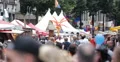 UHD 4K Gay Lesbian Partners People Festival Cologne City Center Colorful Street 4k or 4k+ Resolution