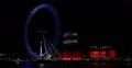 UHD 4K Illuminated Night Lights Red Blue Color Landmarks London Eye Thames River 4k or 4k+ Resolution