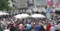 UHD 4K Munich Center Crowded Shopping Street Busy Market Square People Crowd 4k or 4k+ Resolution
