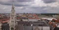 UHD 4K New Town Hall Marienplatz Munich Skyline Aerial View Establishing Shot 4k or 4k+ Resolution