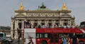 UHD 4K Palace Opera Garnier Paris Car Traffic People Passing Double Decker Bus 4k or 4k+ Resolution
