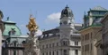 UHD 4K Pestsaule Plague Column Graben Vienna Palais Equitable Mansion Building 4k or 4k+ Resolution