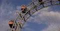 UHD 4K Prater Park Giant Old Ferris Wheel Vienna Austria Blue Sky Sunny Day 4k or 4k+ Resolution