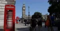 UHD 4K Red Phonebox People Commuting Parliament Square Westminster Palace London 4k or 4k+ Resolution