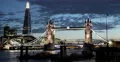 UHD 4K Shard London Tower Bridge Dusk Light British Landmark Thames River Night 4k or 4k+ Resolution