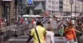 UHD 4K Tourists Vienna Shopping Street People Walking Crowded Busy Sidewalk 4k or 4k+ Resolution