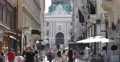 UHD 4K Vienna Establishing Shot Busy People Shopping Street City Famous Brands 4k or 4k+ Resolution
