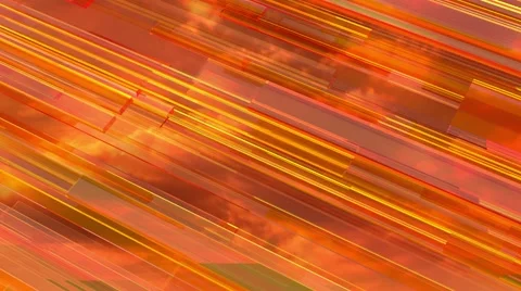 UHD BACKGROUND CLOUDS LINES ORANGE RED LOOP Stock Footage 59158792