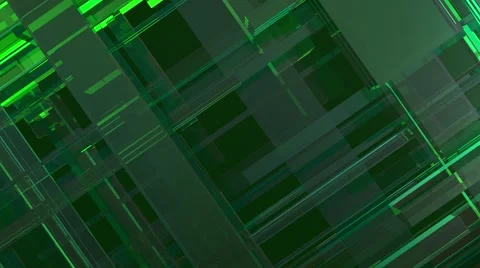 UHD BACKGROUND CUBES LINES GREEN LOOP Stock Footage 59158906
