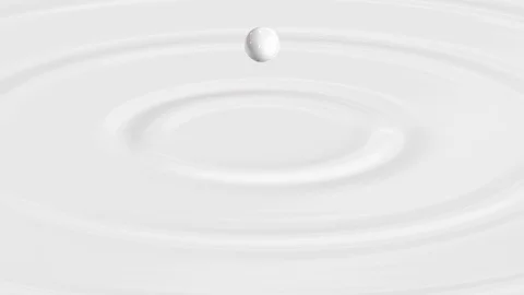 UHD looping 3D animation of the milk Video stock 107405583