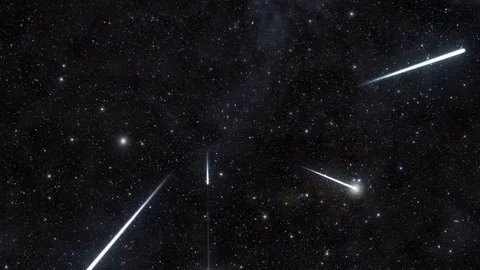 UHD Meteor Shower Stock Footage 85036625