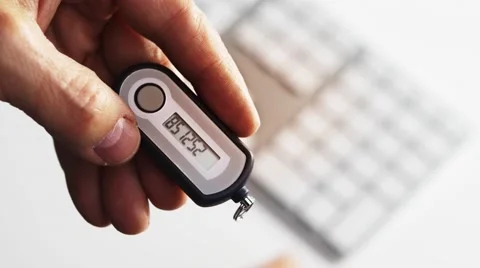UHD security token for home banking Stock Footage 49418956