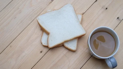 UHD video Stirs with Spoon in Cup of Coffee, video 4K Stock Footage 91069961