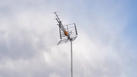 UHF antenna timelapse Vídeo Stock 106441680