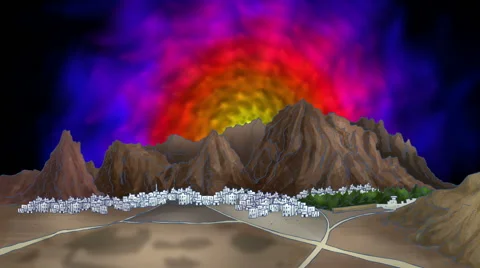 Uhud Mountain Saudi Arabia Stock Footage 45984618