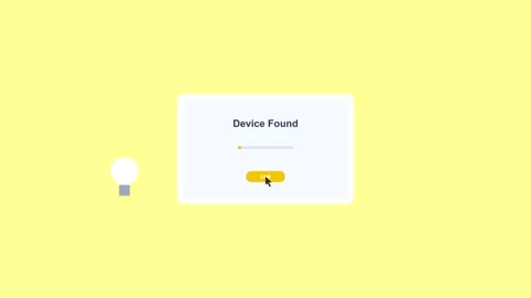 UI animation of adding a smart device Stock Footage 346712466