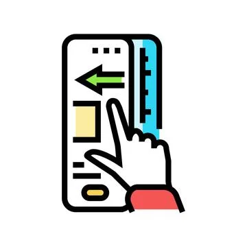 Ui animation ux ui design color icon vector illustration Stock Illustration