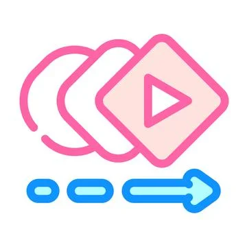 Ui animation ux ui design color icon vector illustration Stock Illustration