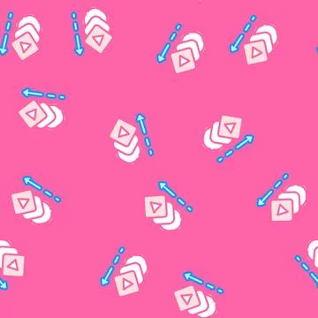 Ui animation ux ui design vector seamless pattern Stock Illustration