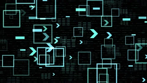 UI Blue Abstract Technology Background 스톡 동영상 151335115