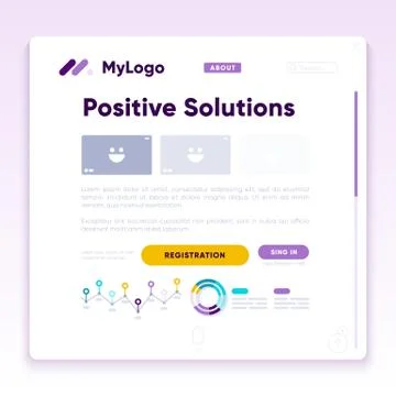 Ui dashboard. Ux app kit with finance graphs Stock Illustration