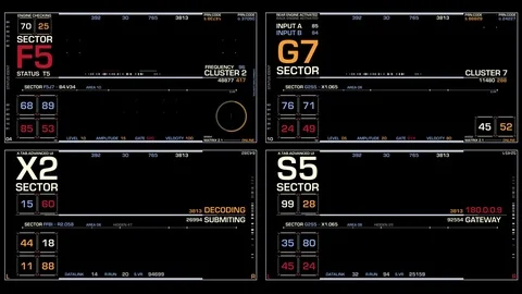 UI Data Interface Heads Up Display Видео 71897430