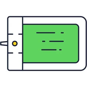 UI design icon vector mobile web interface Stock Illustration