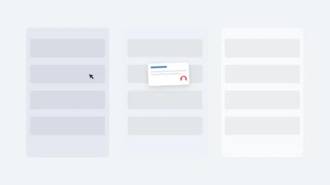 UI Design Mockup: Interactive Form Elements and User Interface Flow Stock Footage 347560864
