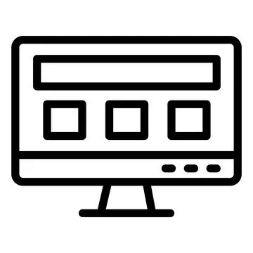 Ui design Vector Icon Design Illustration Stock Illustration