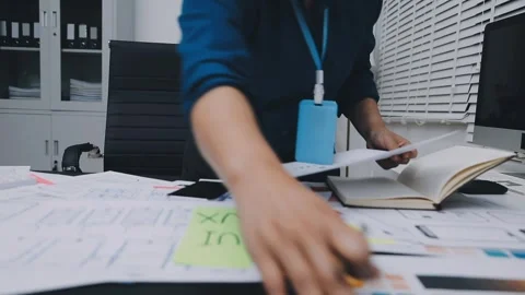 UI designer and UX developer brainstorm idea to design the application appe.. Stock Footage 326018288