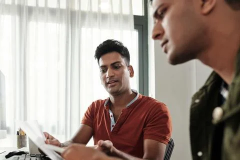 UI Designer Showing Website Wireframe Stock Photos