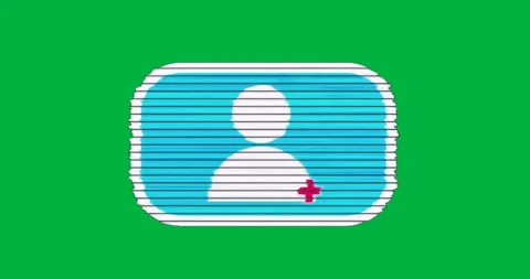 UI designers placing user avatar with red plus sign on transparent canvas, Stock Footage 317669316