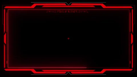 UI Elements HUD Sci Fi interface. Hacking a computer network. Glitch effect Stock Footage 246629010