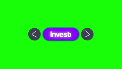 UI Finance Button Switch Animation On Green Screen Video stock 314876821