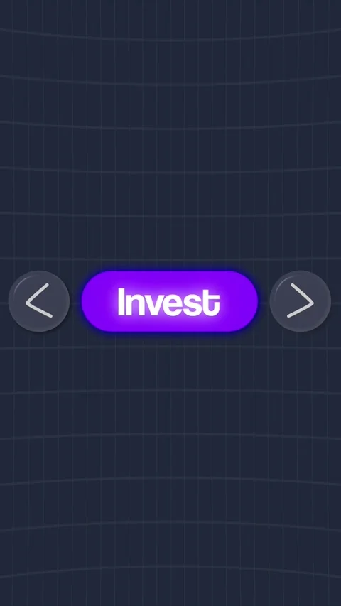 UI Finance Button Switch Animation Vertical Stock Footage 314876825